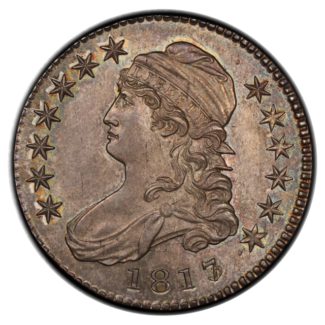 1817/3 50C Overton 101 Capped Bust Half Dollar PCGS MS64 Ex. Eliasberg