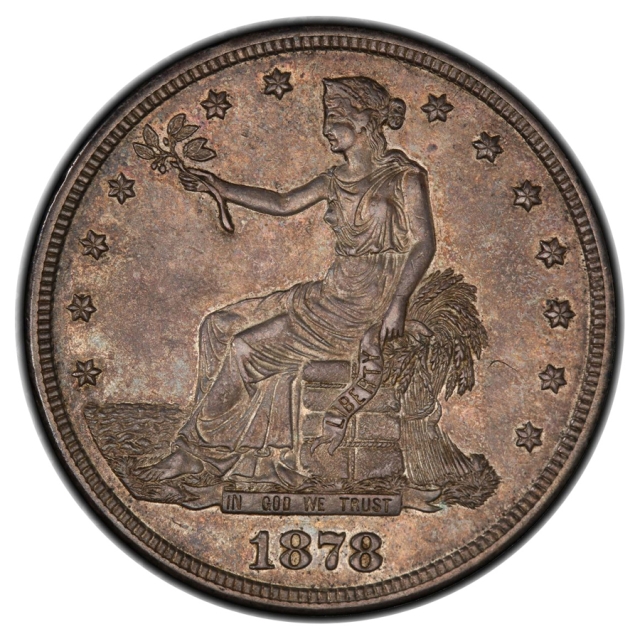 1878-S T$1 Trade Dollar PCGS AU58 (CAC)