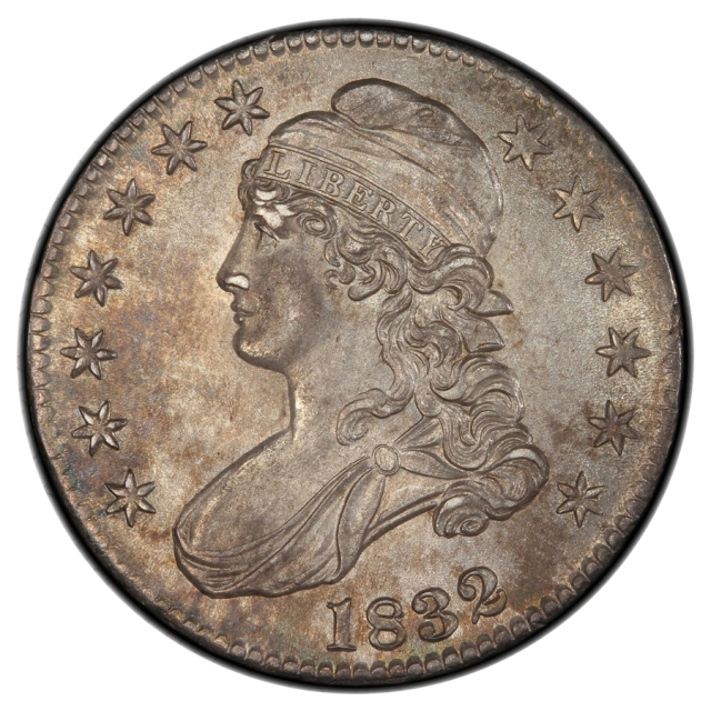 1832 50C Small Letters O-117 R4+ Capped Bust Half Dollar PCGS MS63 Finest Known