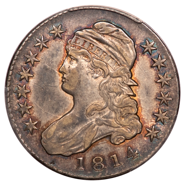 1814 50C O-109 R3 Capped Bust Half Dollar PCGS XF40